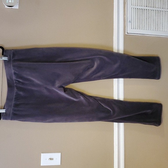 House of Harlow 1960 Grey Velour Track Sweatpants Size Medium - Picture 2 of 7